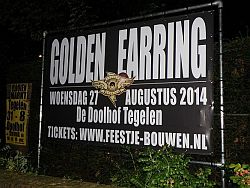 Golden Earring electric live at Tegelen August 27, 2014 street side banner